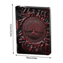 Beautiful Embossed Leather Notebook - Tree of Life