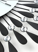 Stunning Wall Clock With Crystals