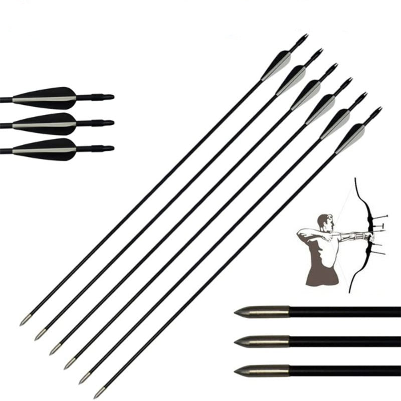 80cm Fiberglass Arrows - 6 Pack