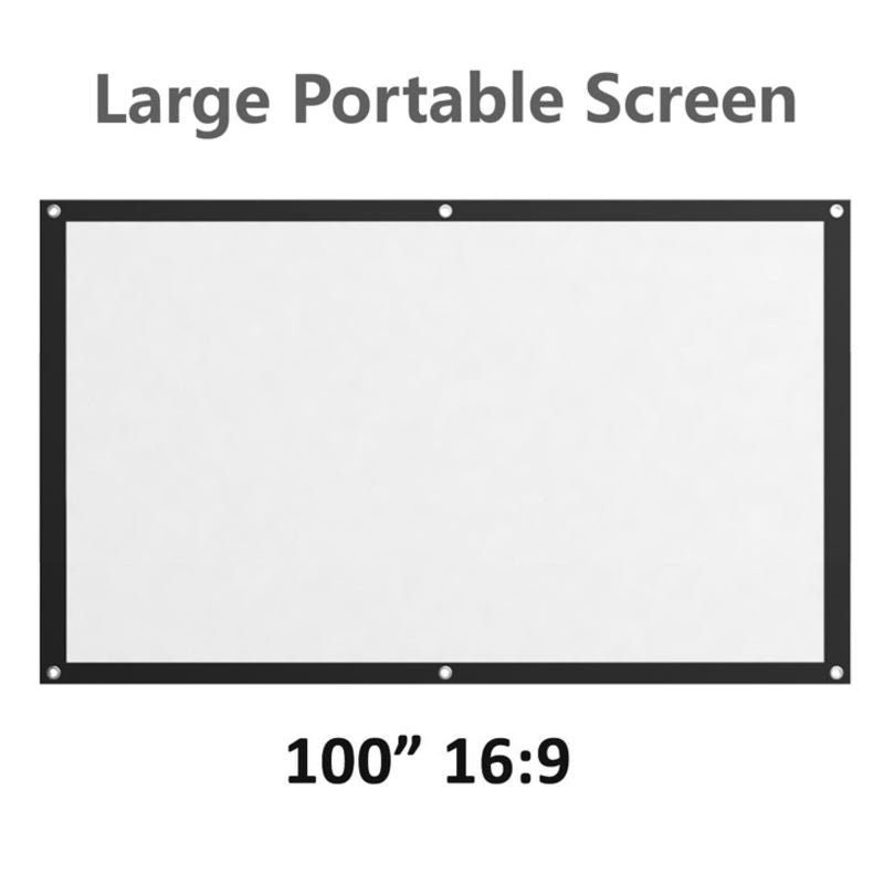 High Brightness 100 inch HD Projector Screen