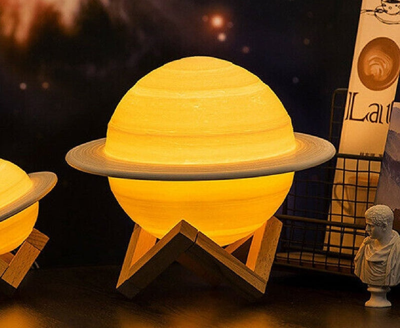 3D Saturn LED Touch Lamp