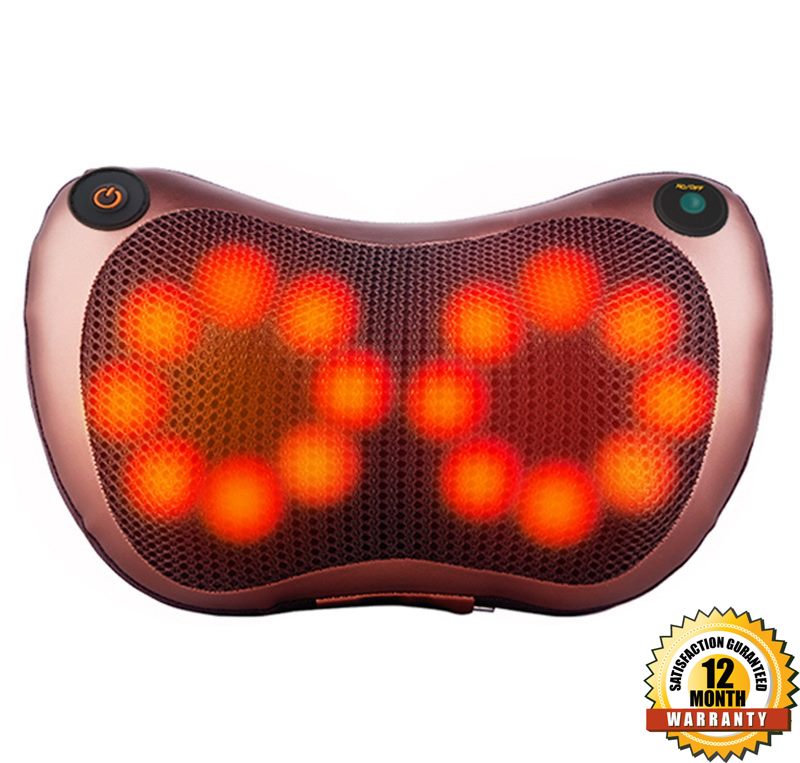 Electric Shiatsu Luxury Massager Pillow for Home/Car