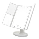 Trifold Makeup Mirror with LED Light - Magnifying Makeup Mirror