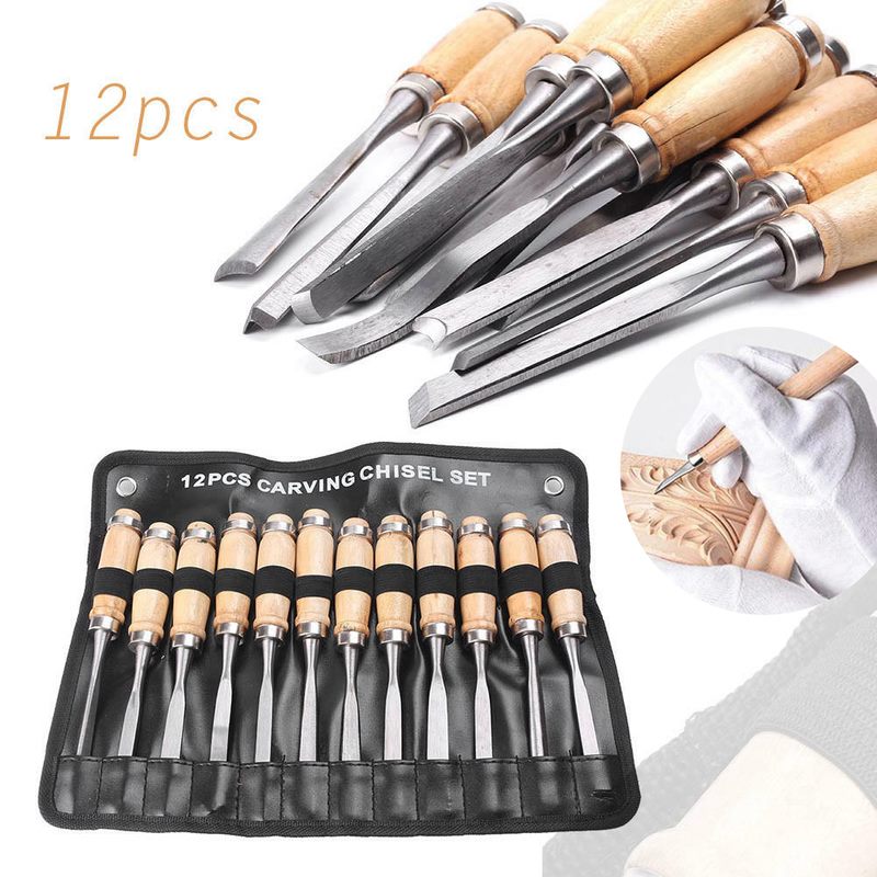 Wood/Clay/Fruit Carving Chisel Set