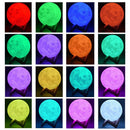 Moon Night Light Lamp - 16 Colours