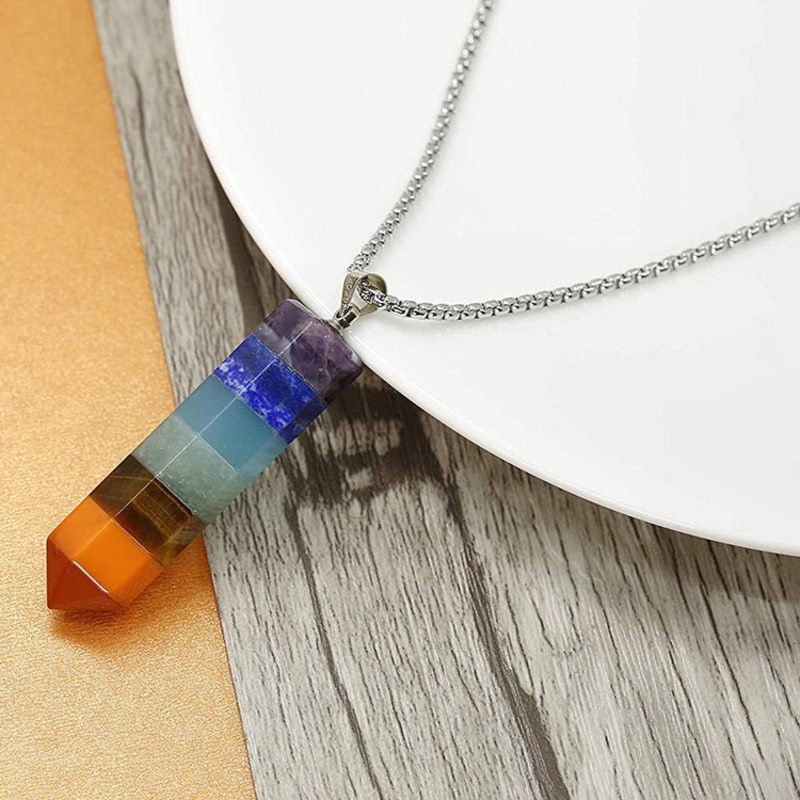 Chakra Gemstone Healing Set - Necklace & Bracelet