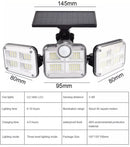 Solar Wall Lights Sensor Wall Flood Security Lamp