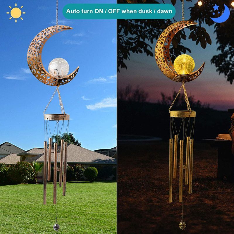 Moon Solar Wind Chimes