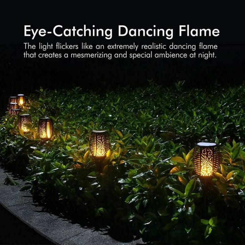 Solar Flame Lights - Outdoor Waterproof Lights