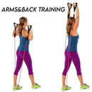 11pc Set of Resistance Bands - Elastic Bands Yoga equipment Pilates Workout - Nifti NZ