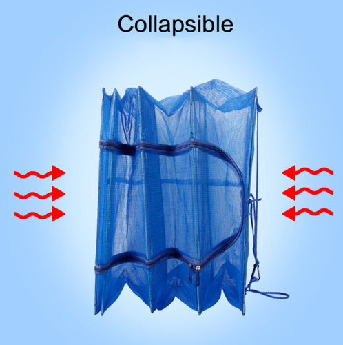 Fish/Food Drying Rack Net Folding Mesh Hanger