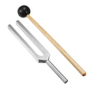 528Hz Medical Tuning Fork Chakra Hammer Sound Healing Therapy Diagnostic with Mallet - Nifti NZ