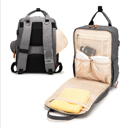 Nappy Bag Backpack - USB Charging