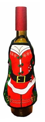 Mini Christmas Apron Wine Bottle Cover For Wine & Liquor bottles Gift - Nifti NZ