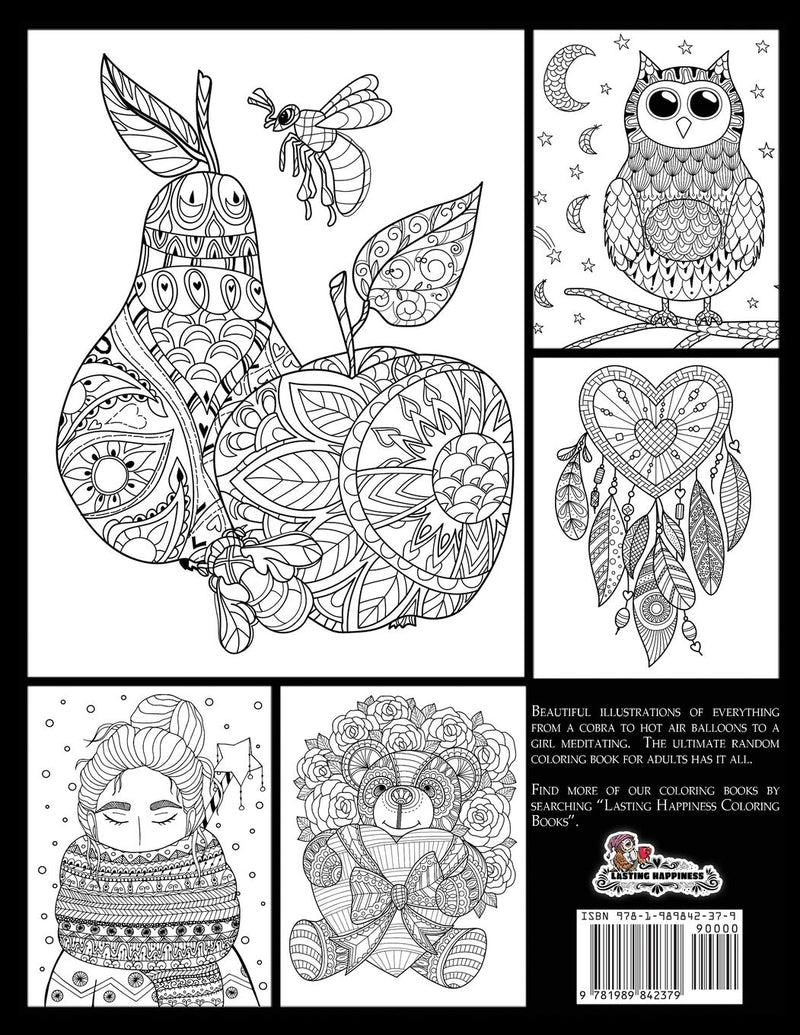 The Ultimate Random Coloring Book for Adults