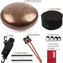 Beautiful Steel Tongue Hand Drum With Carry Bag And Drumsticks