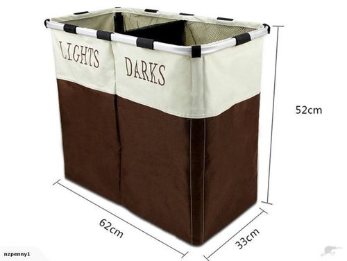 2 Compartment Laundry Hamper