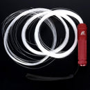 PROGRAMMABLE LED Fiber Optic Whip - 70" 360° Swivel - Super Bright Light Up Rave Toy - Nifti NZ