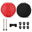12 inches 13-Tone Steel Tongue Drum Mini Hand Pan Drums with Drumsticks - Nifti NZ