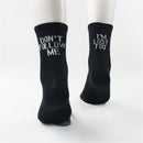 Funny Socks With Print - "Don't Follow Me - I'm Lost Too" - Nifti NZ