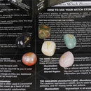 6PCS Chakra Stones with Engraved Symbols - Polished Stone Reiki Crystal Healing - Nifti NZ
