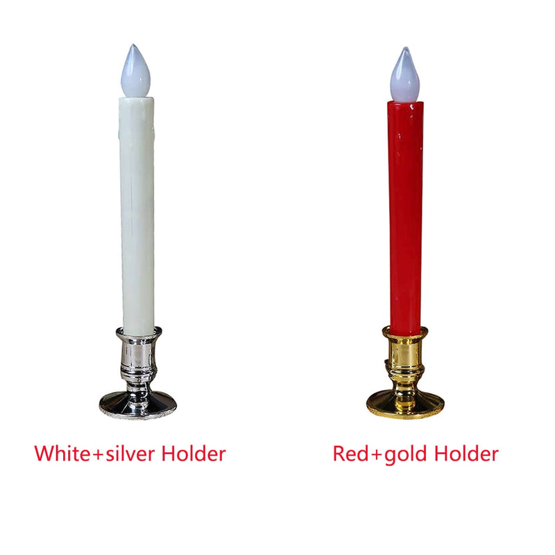 Electronic LED Candle - Flickering With Holder - Nifti NZ