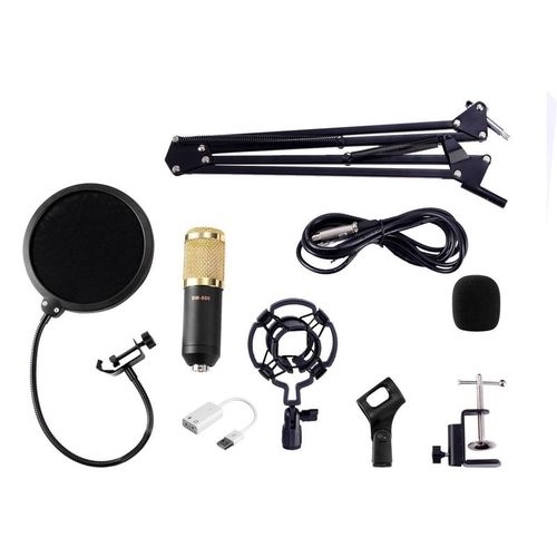 BM800 Microphone With Arm And Accessories