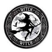 Witch Circular Drink Coaster