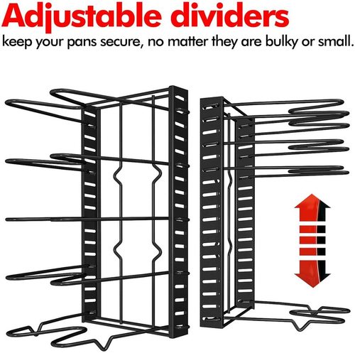 5 Tier Pots And Pan Rack Organiser