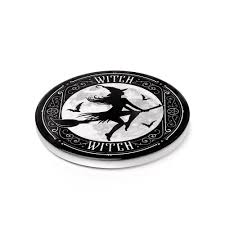 Witch Circular Drink Coaster