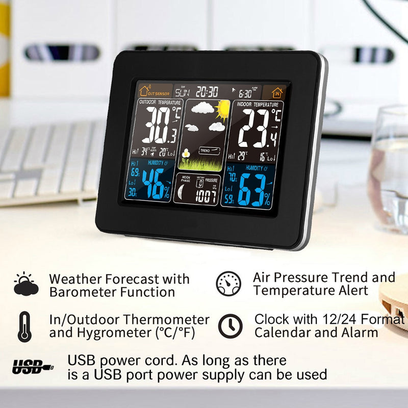Colour Weather Station - Multifunctional RF Outdoor Sensor