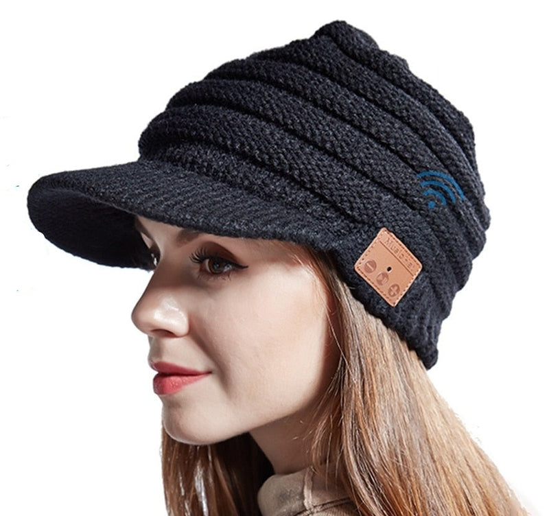 Bluetooth Beanie - Smart Hat With Wireless Headphones And Mic