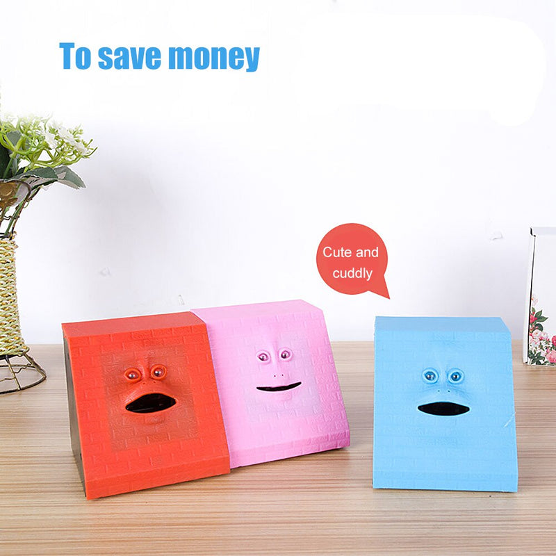 Creative Human Face Animated Piggy Bank - Automatic Sensor - Nifti NZ