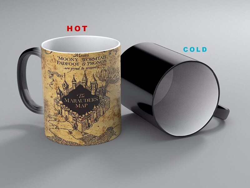 Creative Magic Colour Changing Mug - Marauders Map