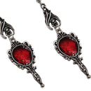 Vampire Bat Magic Mirror Drop Earrings - Nifti NZ