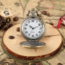 Fishing Carving Design Quartz Pocket Watch - Nifti NZ