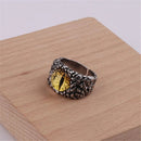 Dragon Claw Crystal Gem Devil's Eye Ring